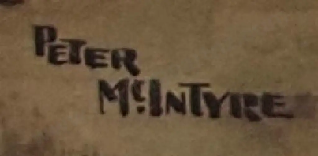 McINTYRE, Peter (1910-1995) - Convoy Under Shellfire at Sidi Rezegh Image 1++