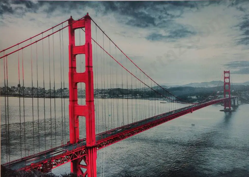 UNKNOWN Artist - Golden Gate Bridge - San Francisco Image 1++