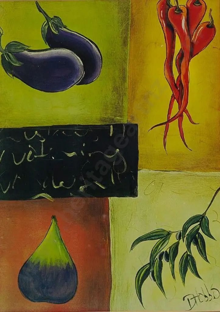 HOBBS, D. - Aubergine, Peppers, etc Image 1++