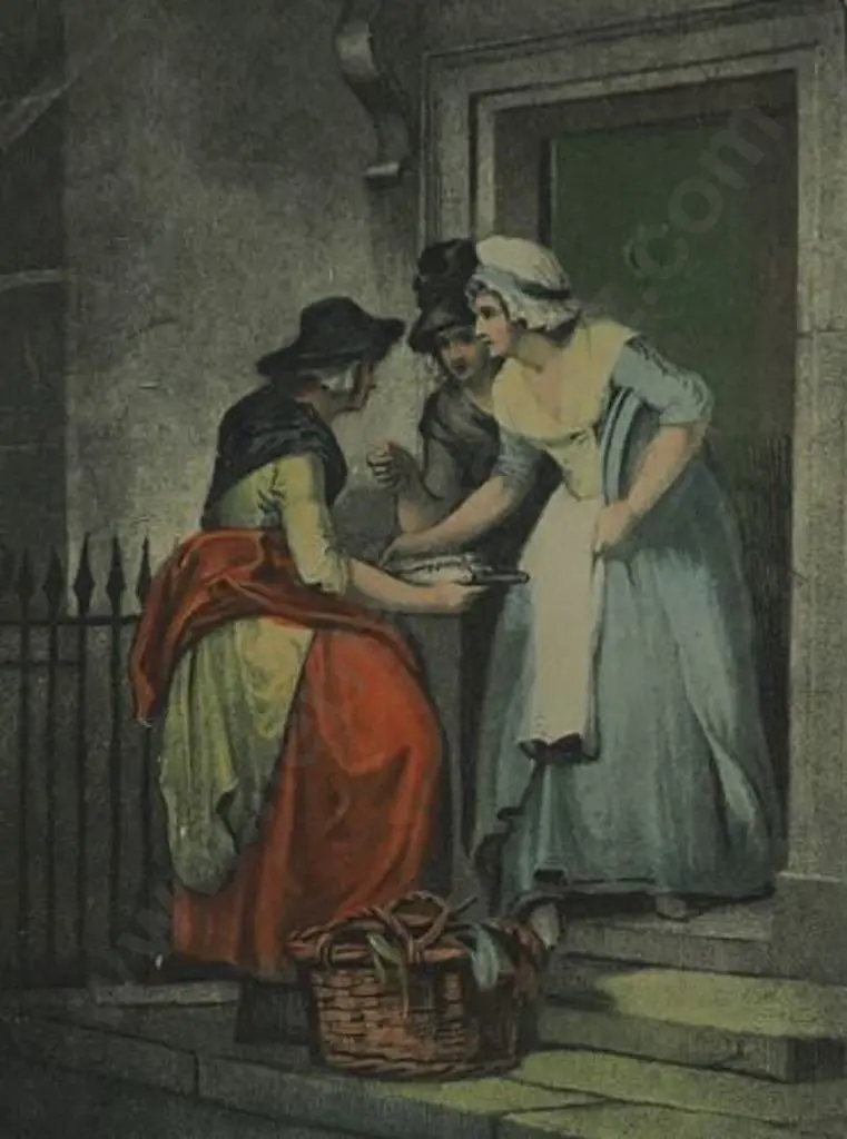 WHEATLEY, Francis (1747-1801) - Cries of London - Fresh Mackerels Image 1++