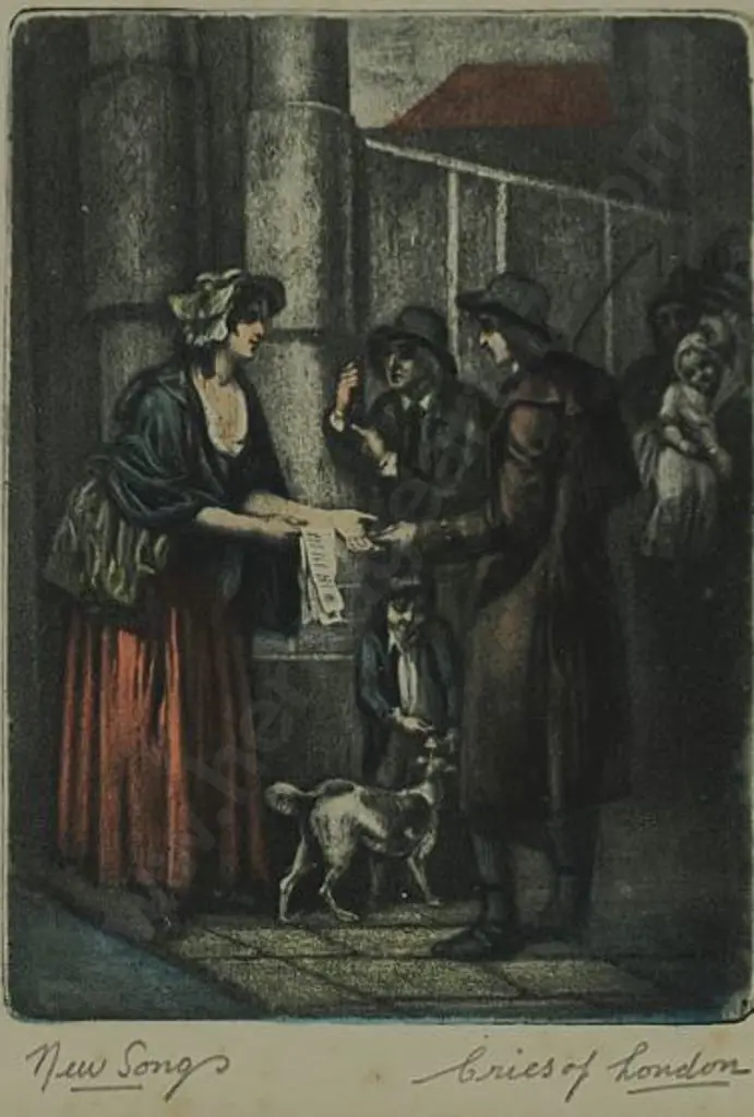 WHEATLEY, Francis (1747-1801) - Cries of London - New Songs Image 1++