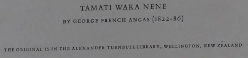 ANGAS, George French (1822-1886) - Tamati Waka Nene Image 1++