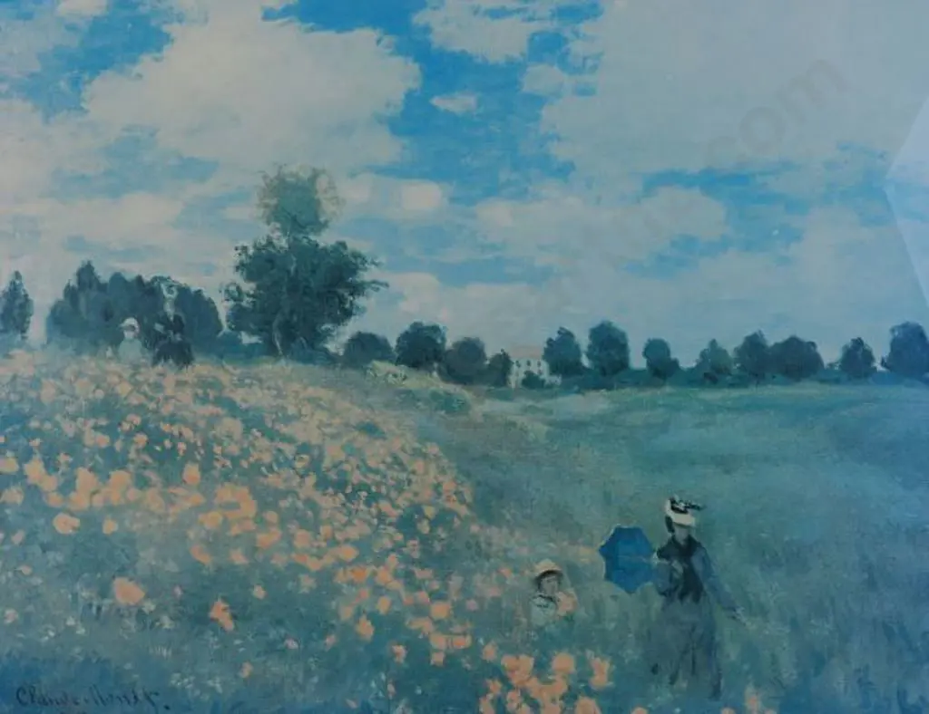 MONET, Claude (1840-1926) - Women in Fields of Poppies Image 1++