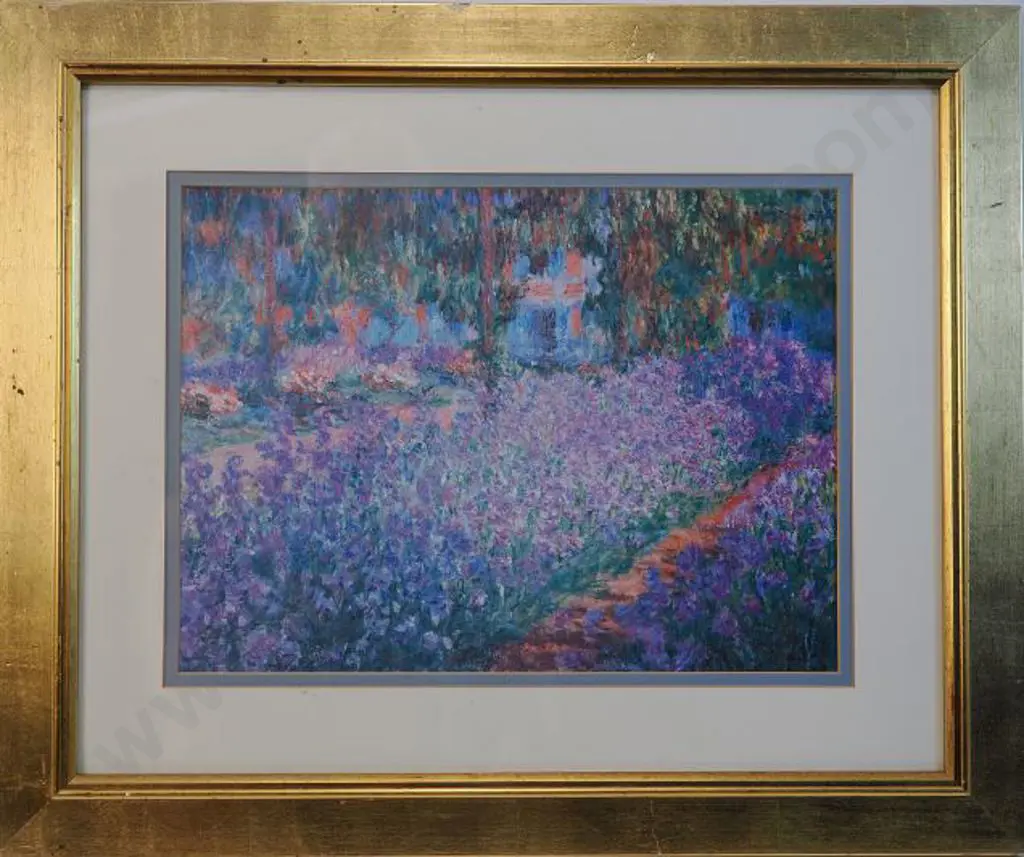 MONET, Claude (1840-1926) - The Artist's Garden at Giverney, 1900 Image 1++