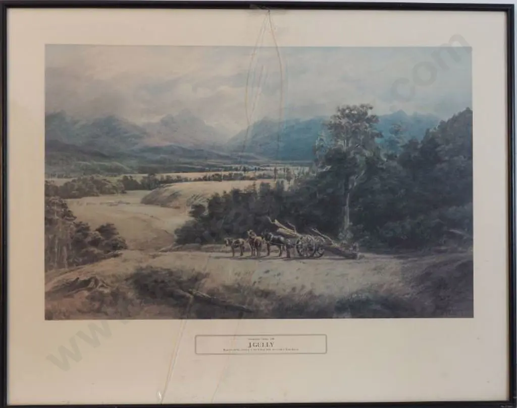 GULLY, John (1819-1888) - Wangapeka Valley, 1886 Image 1++