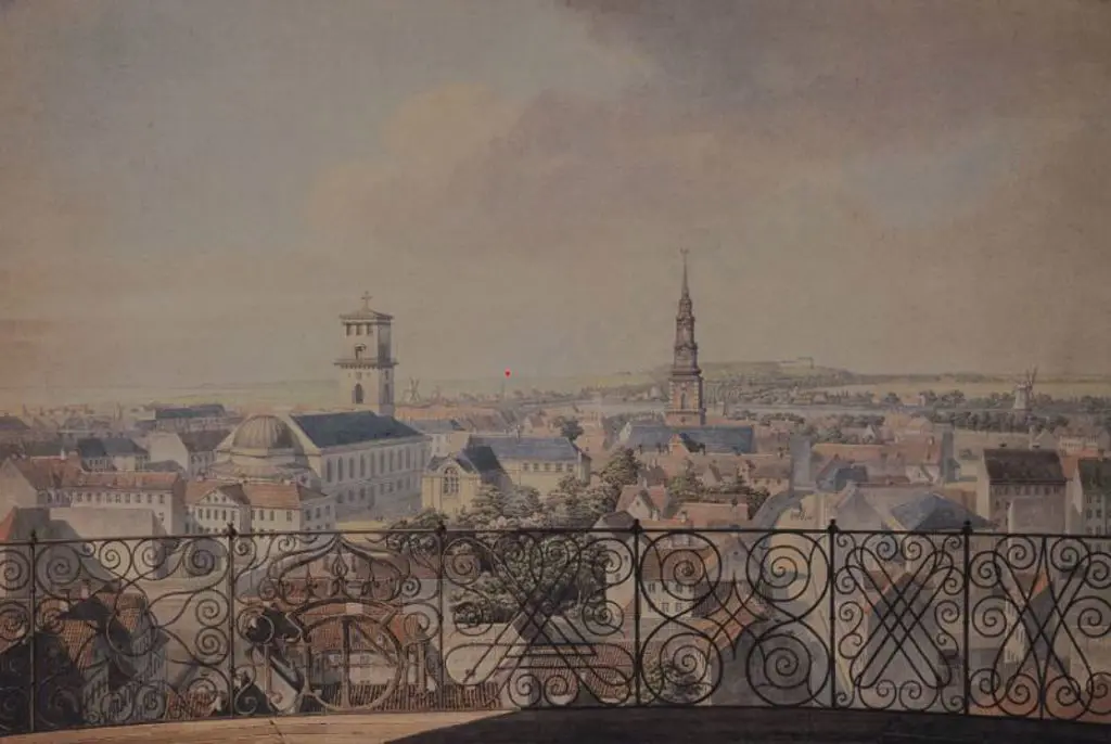 BACKHAUSEN, C. A. - Overlooking Medieval Buildings Image 1++